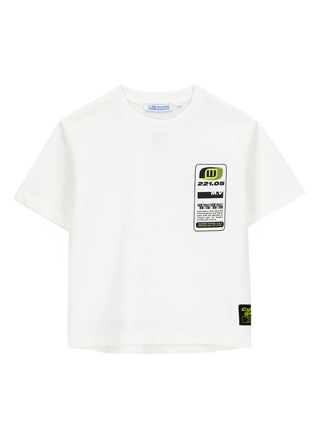 Original Marines Original Marines Camiseta DFP4036YM Blanco Regular Fit