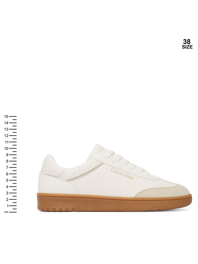 Calvin Klein Сникърси Calvin Klein Low Cut Lace-Up Sneaker V3X9-83159-1269 D Бял