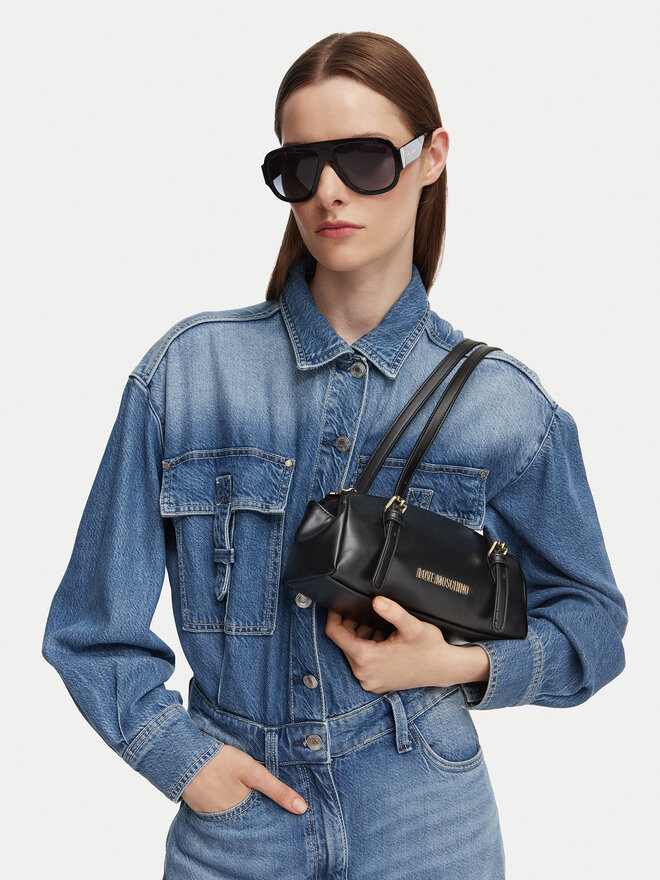 LOVE MOSCHINO Handtasche LOVE MOSCHINO JC4101PP1PLY0000 Schwarz