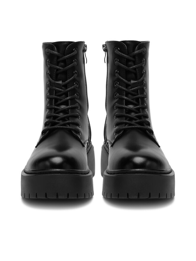 DeeZee Schnürschuhe DeeZee 13123-1-BLACK PU Schwarz