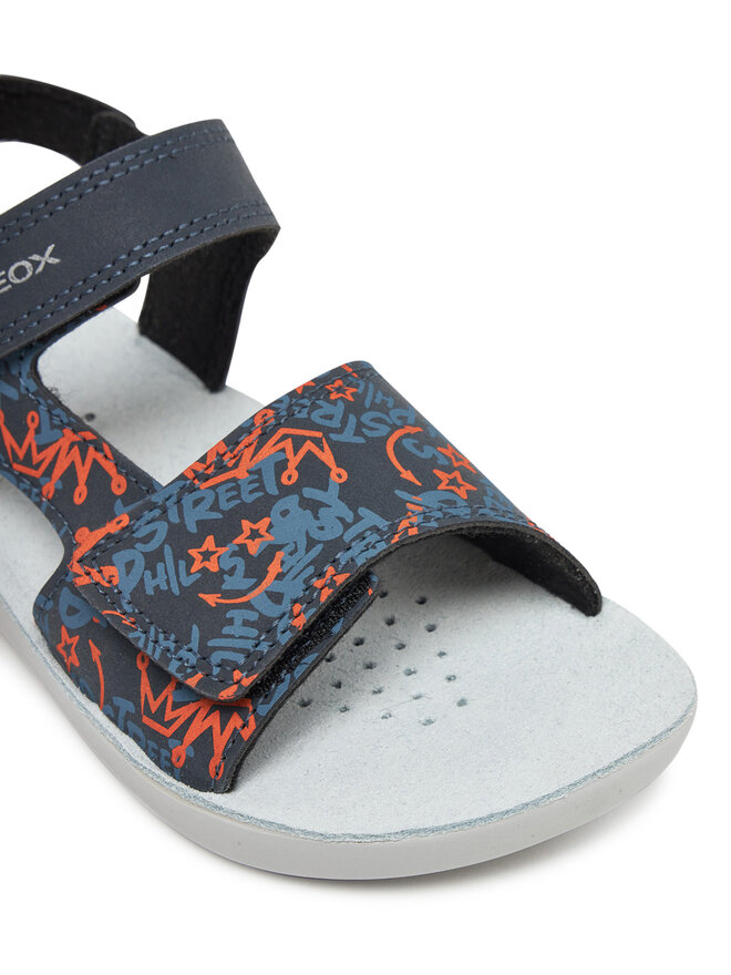 Geox Sandály Geox J Lightfloppy J45GQE 000CE CF44Y M Tmavomodrá
