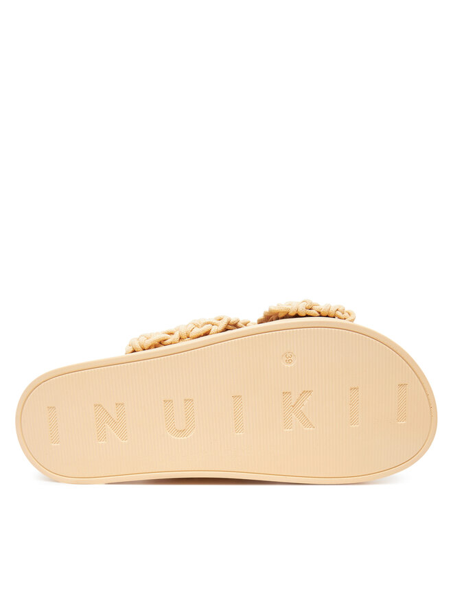 Inuikii Šľapky Inuikii Woven Strap Stones 70104-367 705 Béžová
