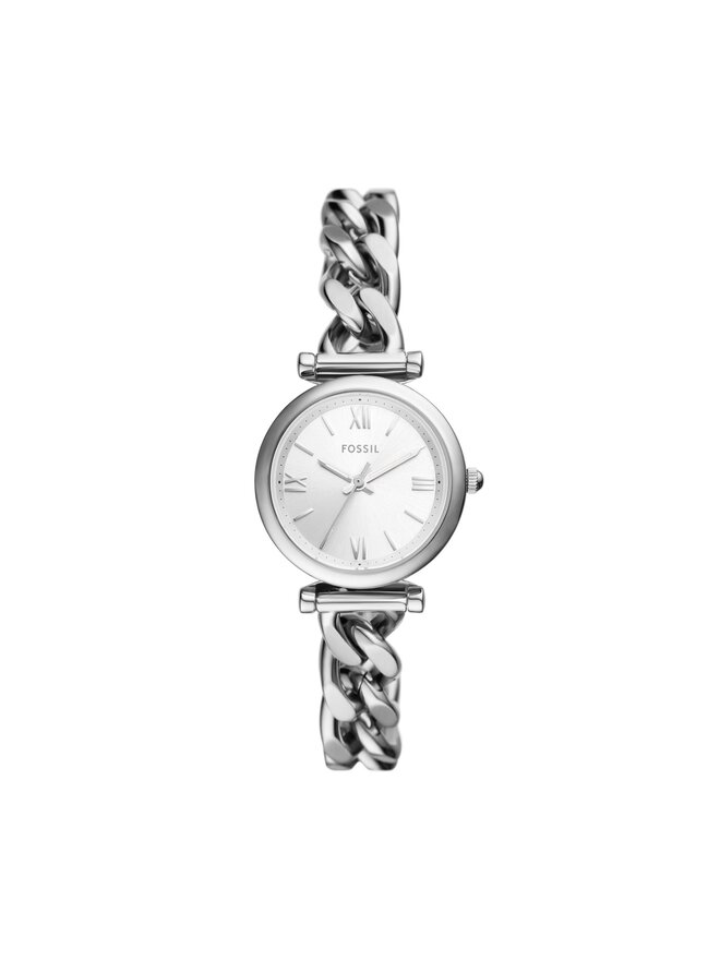 Fossil Zegarek Fossil Carlie ES5331 Srebrny