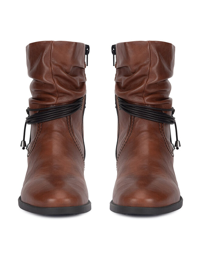Rieker Μποτάκια Rieker 73691-25 Καφέ