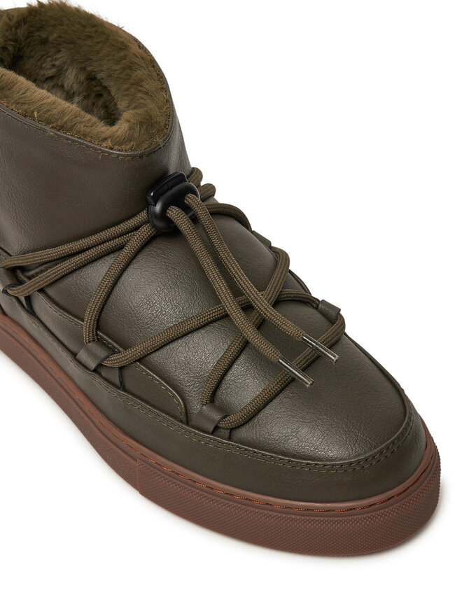 Inuikii Śniegowce Inuikii Grape Low 05600-004 Khaki