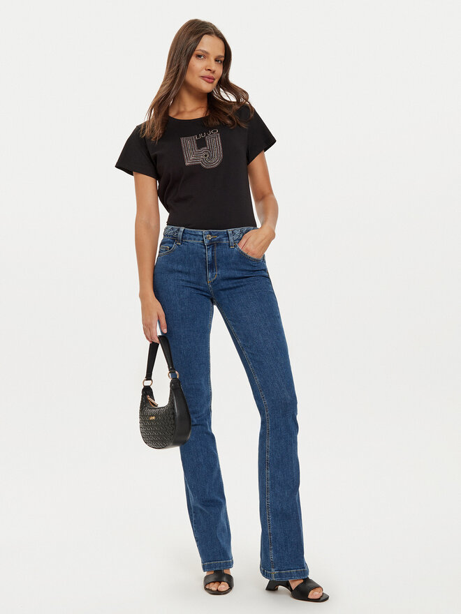 Liu Jo Liu Jo T-Shirt TF4209 J6040 Schwarz Regular Fit