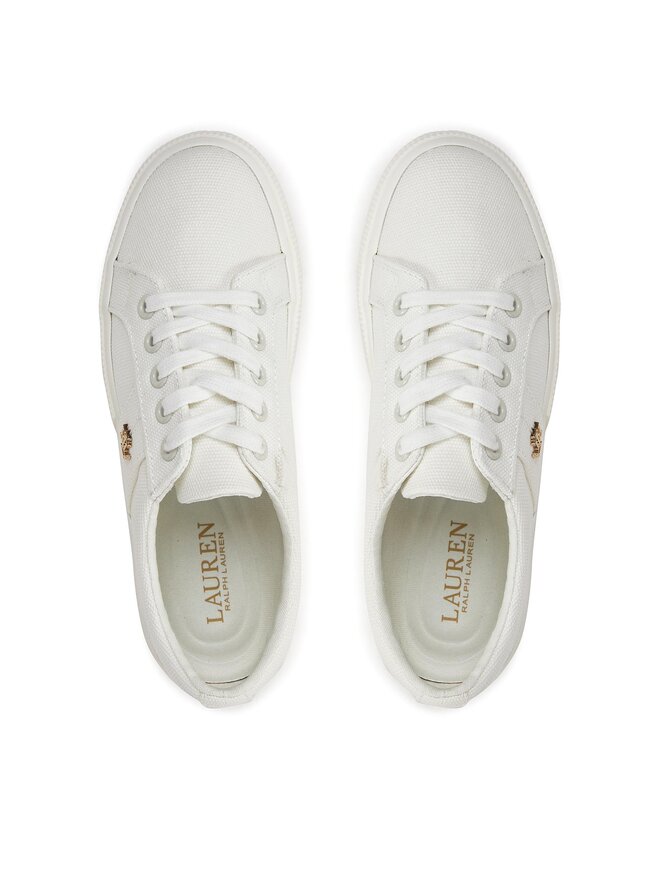 LAUREN RALPH LAUREN Πάνινα παπούτσια Lauren Ralph Lauren Janson II 802804598001 Λευκό