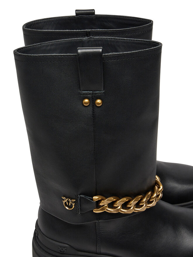 PINKO Bokacsizma PINKO Mia 12 SD0145P001 Fekete