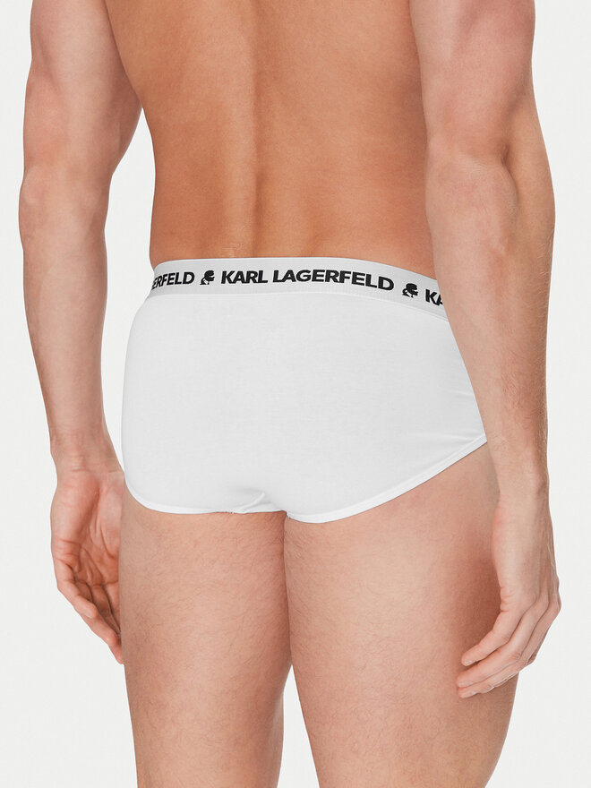 KARL LAGERFELD KARL LAGERFELD Σετ σλιπ 3 τμχ. A1M47152 Λευκό