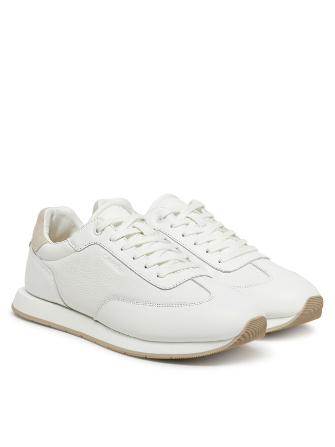 Calvin Klein Αθλητικά Calvin Klein Low Top Lace Up Tmbl Lth HM0HM01804 Λευκό