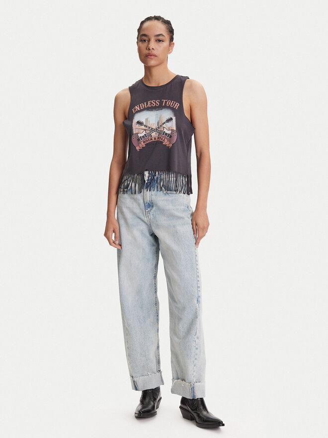 Noisy May Noisy May Felső Max 27034418 Szürke Loose Fit