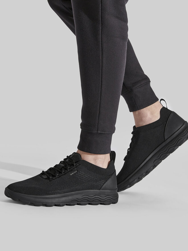 Geox Sneakersy Geox U Spherica A U15BYA 0006K C9997 Černá