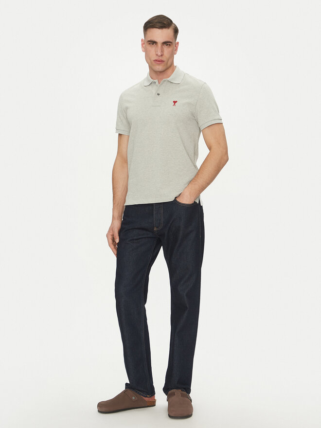 AMI PARIS AMI PARIS Poloshirt BFUPL001.760 Grau Regular Fit
