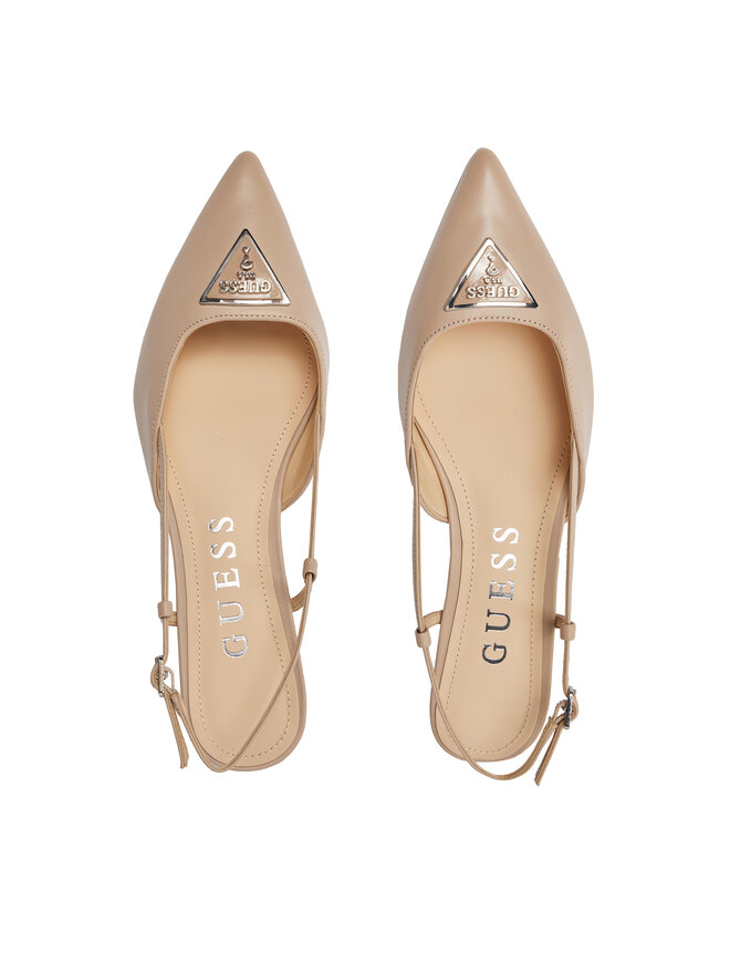 Guess Σανδάλια Guess Jesson FLPJES LEA05 Μπεζ