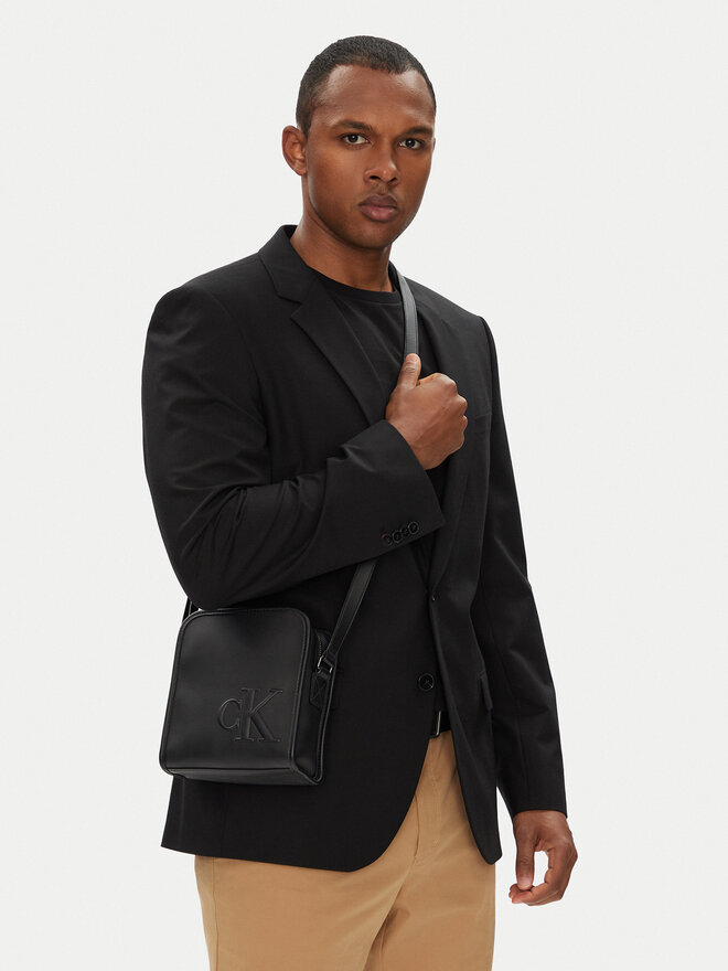 Calvin Klein Τσαντάκι Calvin Klein Sculpted Impression Reporter 18 LV04G3157G Μαύρο