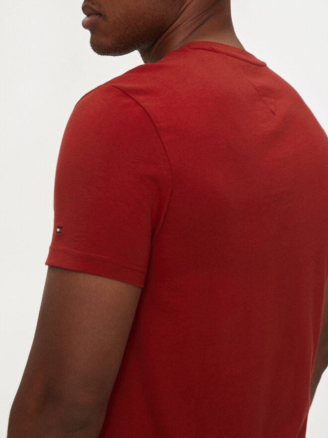 Tommy Hilfiger Tommy Hilfiger Camiseta Logo MW0MW11797 Rojo Regular Fit