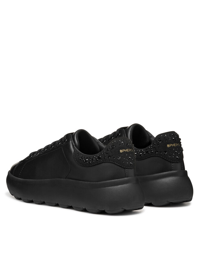 Geox Sneakersy Geox D Spherica Ec4.1 D46TCB 085SD C9999 Černá