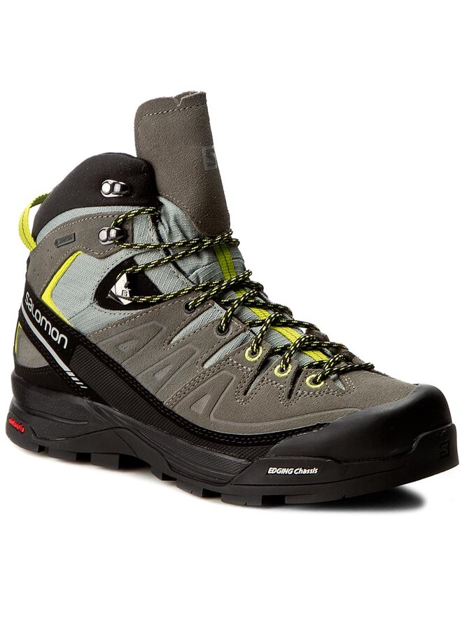 Trekkingschuhe Salomon X Alp Mid Ltr Gtx GORE TEX 394723 27 V0 Grau eschuhe