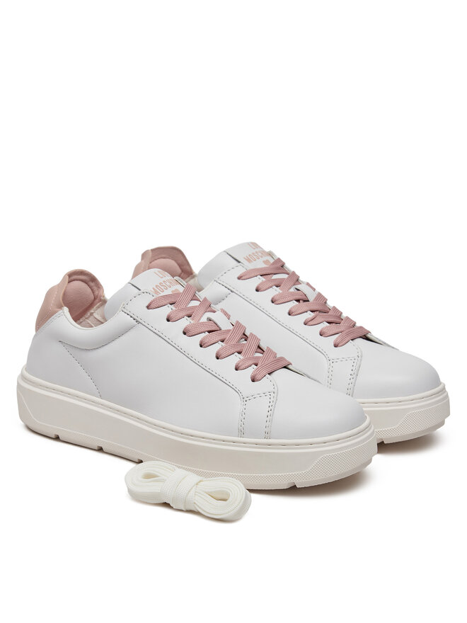 LOVE MOSCHINO Sneakersy LOVE MOSCHINO JA15174G1MIA310C Biały