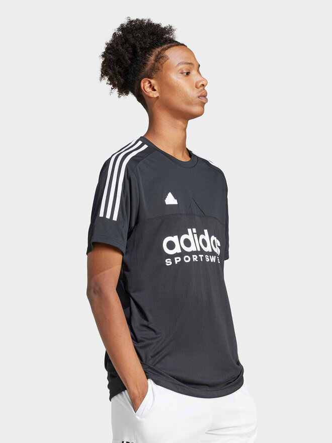 adidas adidas Marškinėliai Tiro IP3779 Juoda Regular Fit