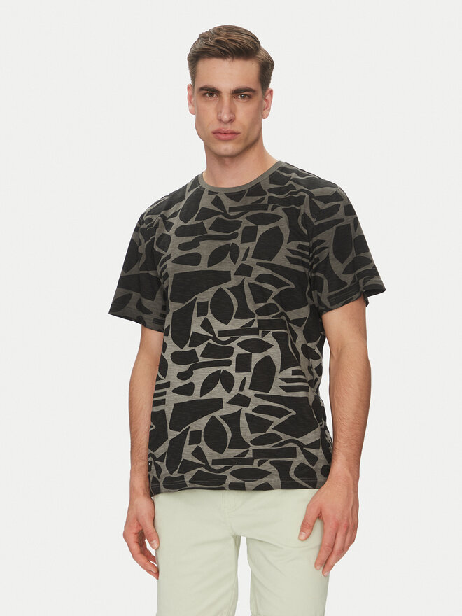 INDICODE INDICODE T-shirt Avarua 41-102 Crna Regular Fit