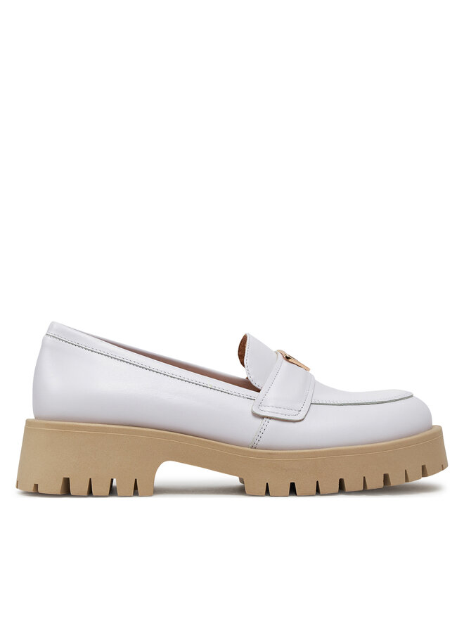 R.Polański Loafersy R.Polański 1679 Biały