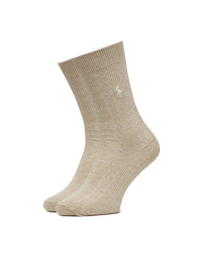 Polo Ralph Lauren Zestaw 3 par wysokich skarpet damskich Polo Ralph Lauren 455972026001 Kolorowy