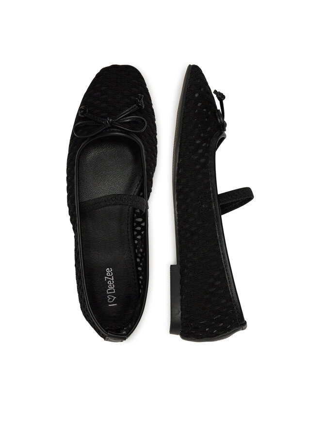 DeeZee Ballerinas DeeZee 9-11-A Schwarz