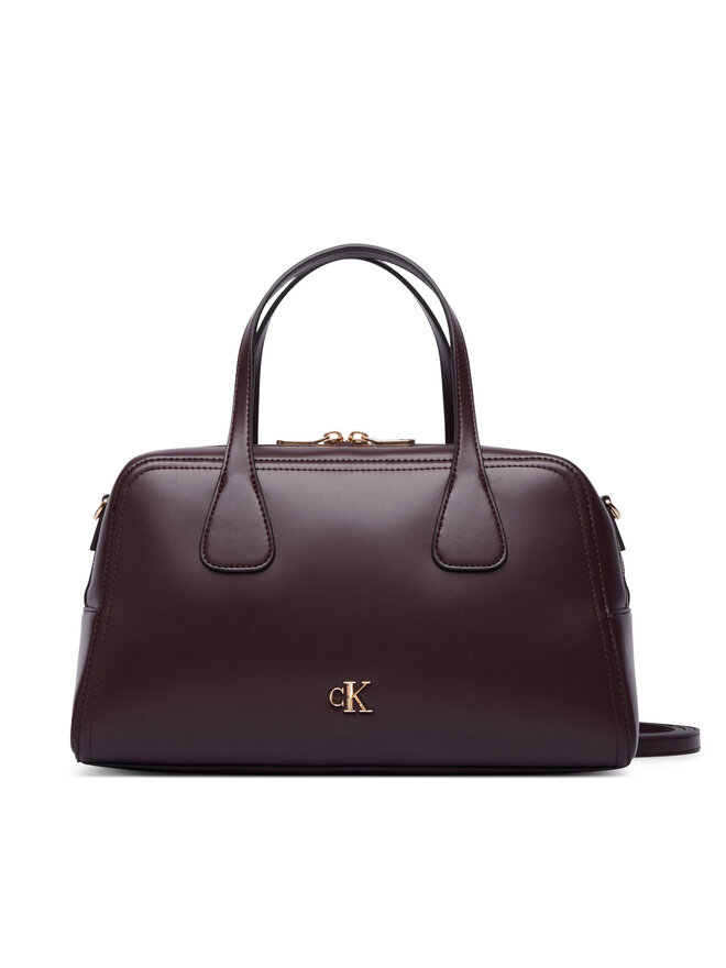 Calvin Klein Handtasche Calvin Klein Ck Medium Bowling Bag LV04F3610G Dunkelrot