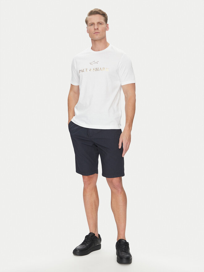 Paul&Shark Paul&Shark Camiseta C0P1239 Blanco Regular Fit