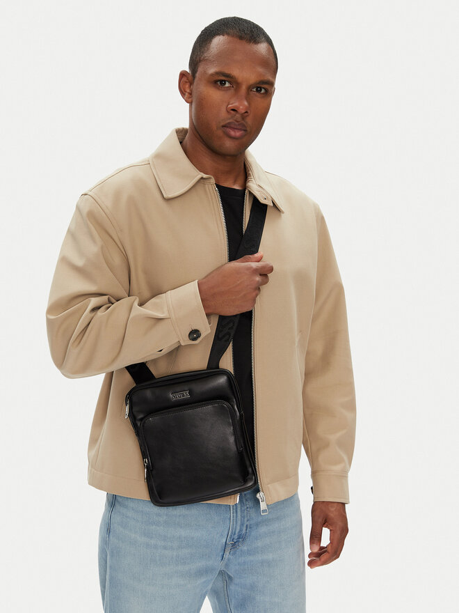 Guess Мъжка чантичка Guess HMBOCA P5323 Черен