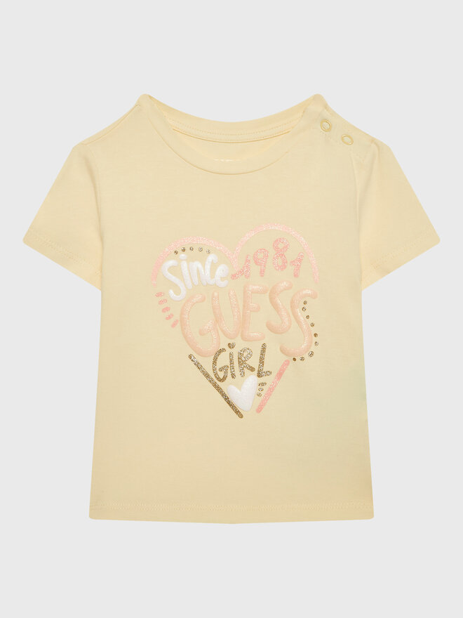Guess Guess Camiseta A3GI01 K6YW1 Amarillo Regular Fit