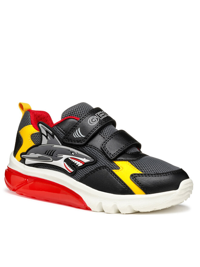 Geox Sneakersy Geox J Ciberdron J55LBB 014BU C0070 M Szary