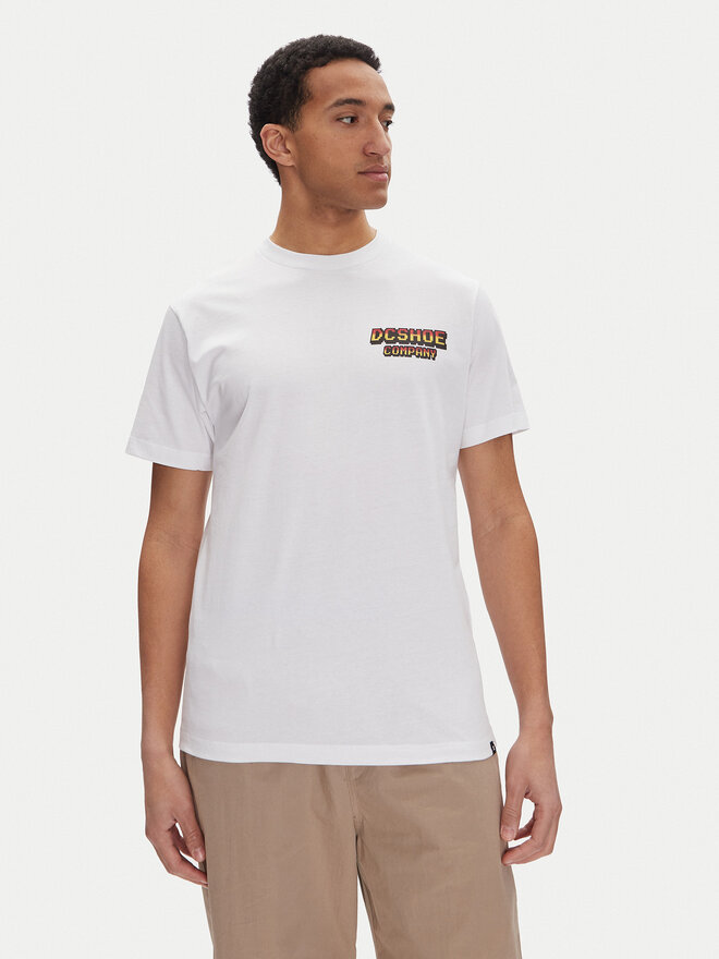 DC DC T-Shirt ADYZT05457 Weiß Heritage Fit
