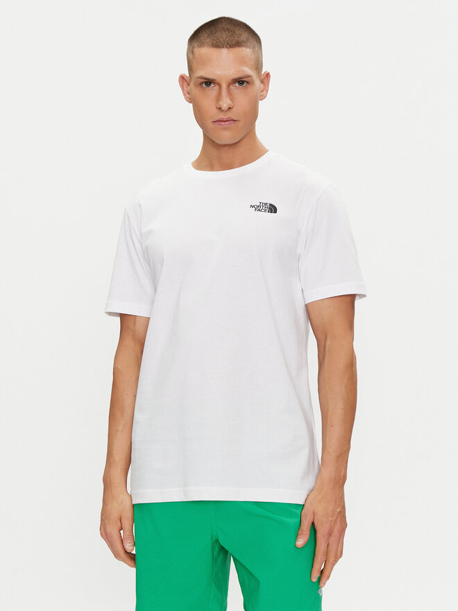 The North Face The North Face Marškinėliai Redbox NF0A87NV Balta Regular Fit
