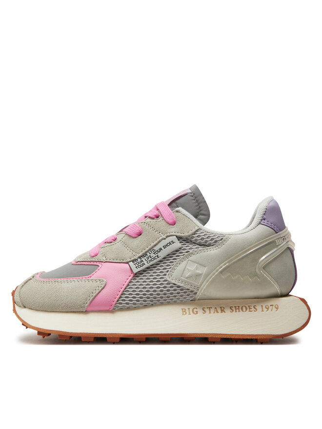 Big Star Shoes Sneakersy Big Star Shoes NN274680 Sivá