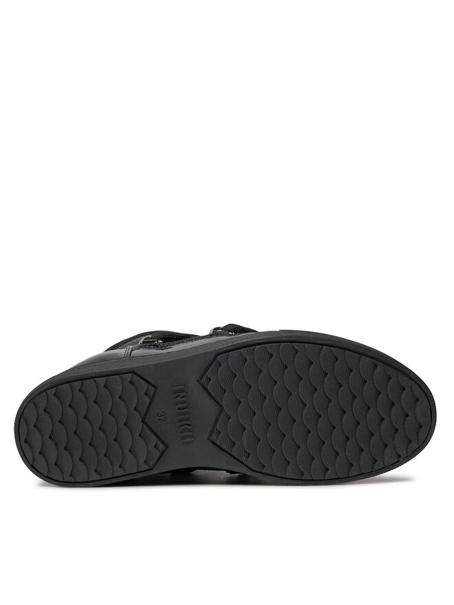 Inuikii Μπότες Χιονιού Inuikii Gloss Wedge 75203-007 Μαύρο