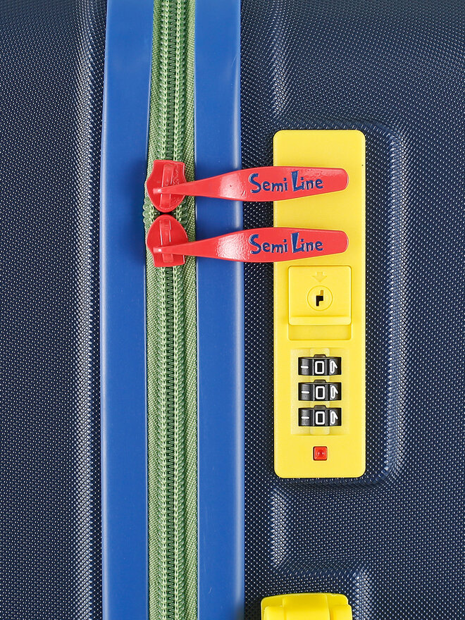 Semi Line Mittlerer Koffer Semi Line T5847-2 Dunkelblau