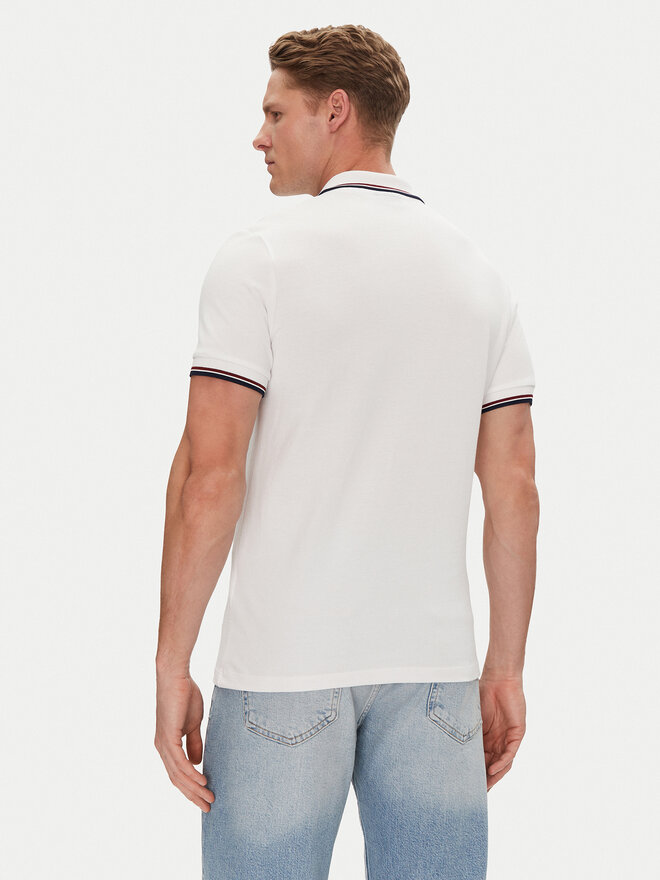 Save The Duck Save The Duck Поло DR0136M BATE20 Білий Regular Fit