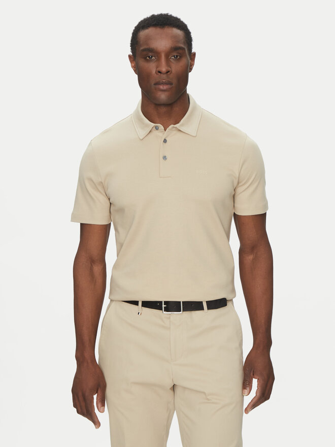BOSS BOSS Pólóing Palosh 30 50471335 Bézs Slim Fit