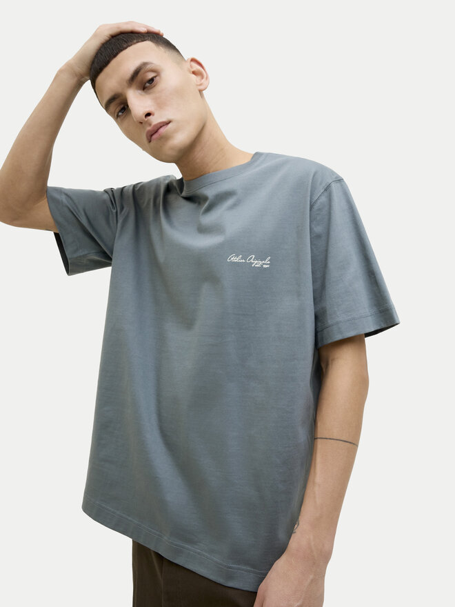 Jack&Jones Jack&Jones Majica Islington 12273015 Modra Loose Fit