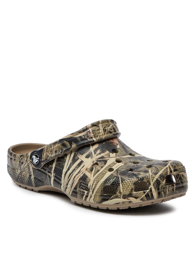 Crocs Παντόφλες Crocs Classic Realtree 12132 Πράσινο