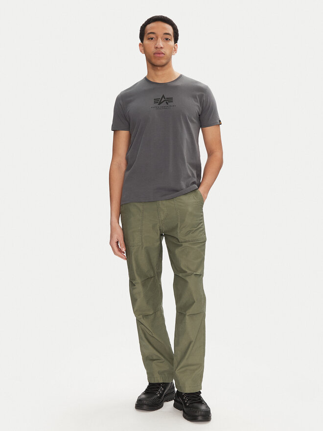 Alpha Industries Alpha Industries Marškinėliai Basic 118533 Juoda Regular Fit