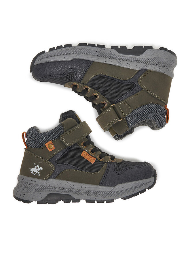 Beverly Hills Polo Club Μποτίνια Beverly Hills Polo Club EO-BHPC-371-005 Χακί