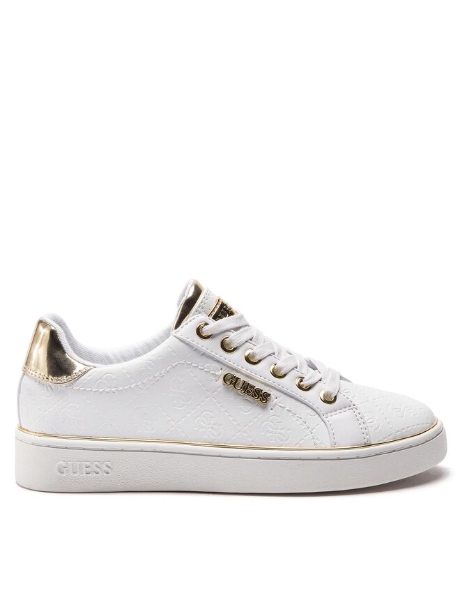 Guess Sneakers Guess Beckie/Active Lady/Leather Lik FL5BEK FAL12 Alb