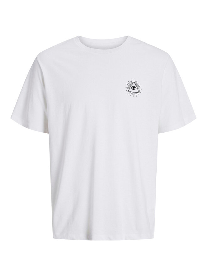Jack&Jones Jack&Jones Marškinėliai Jackie 12271366 Balta Relaxed Fit