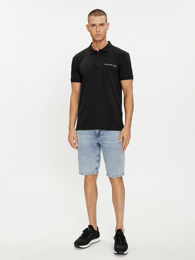 Calvin Klein Jeans Calvin Klein Jeans Poloshirt Institutional J30J325495 Schwarz Regular Fit