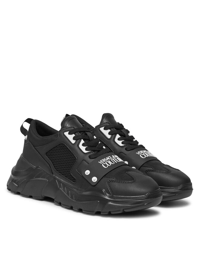 Versace Jeans Couture Αθλητικά Versace Jeans Couture Speedtrack 77YA3SC4 Μαύρο