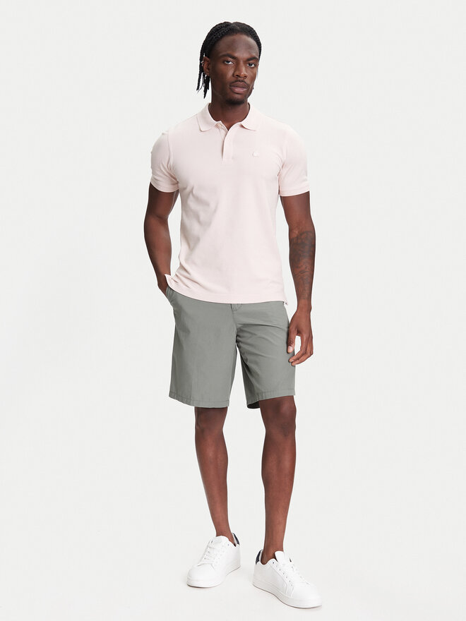 United Colors Of Benetton United Colors Of Benetton Pólóing 3WG9U301Z Rózsaszín Slim Fit
