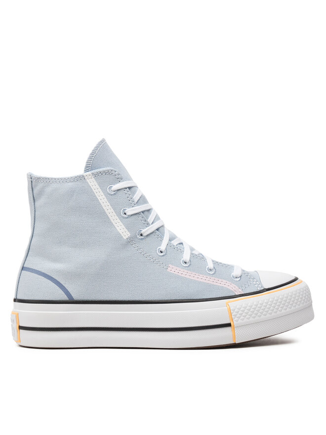 Converse Plátěnky Converse Chuck Taylor All Star Lift Platform Color Pop Hi A07596C Modrá
